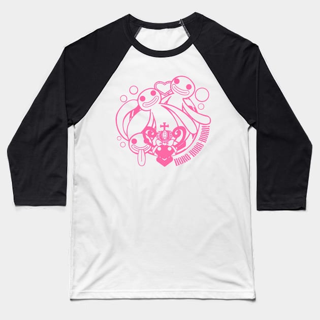 The Ghosts of Princess Perona - Pink Version Baseball T-Shirt by Nat Ewert Art